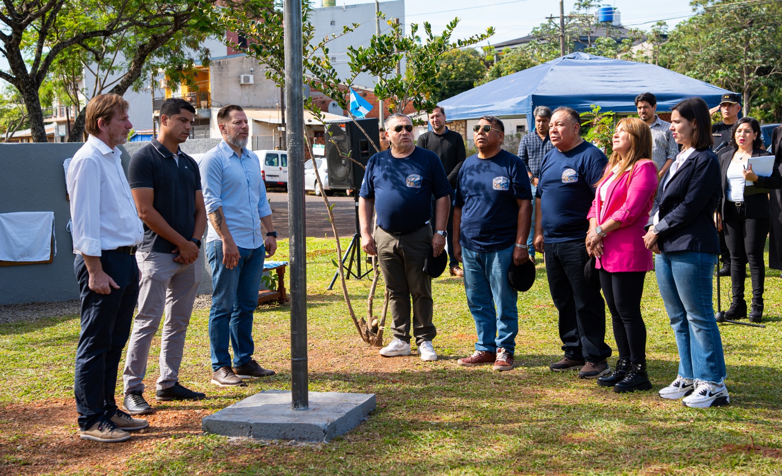 <p>Miguel Lanús celebró sus 122 años homenajeando a los héroes de Malvinas</p>