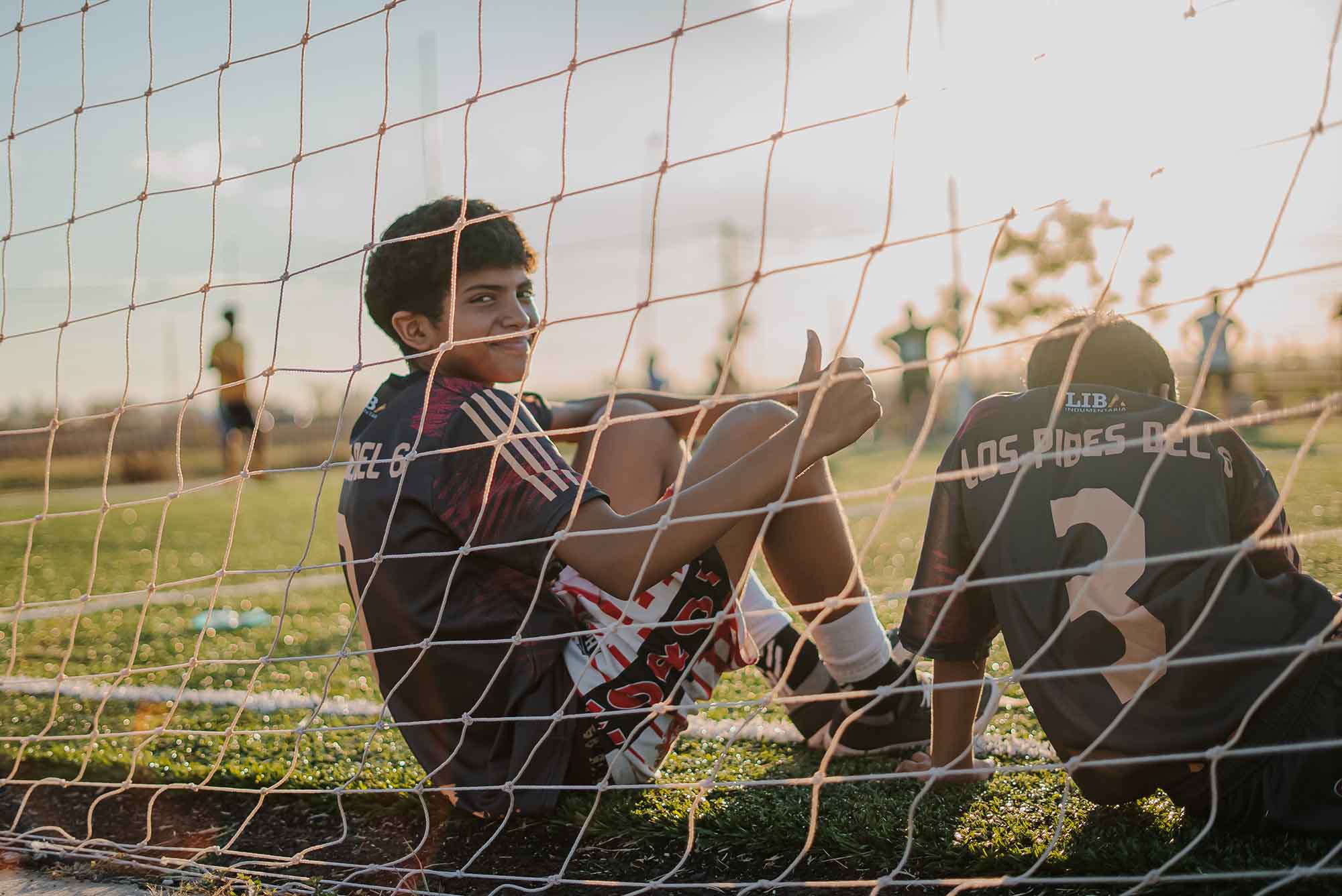 <p>Stelatto compartió una jornada deportiva con niños y jóvenes de diversos barrios</p>