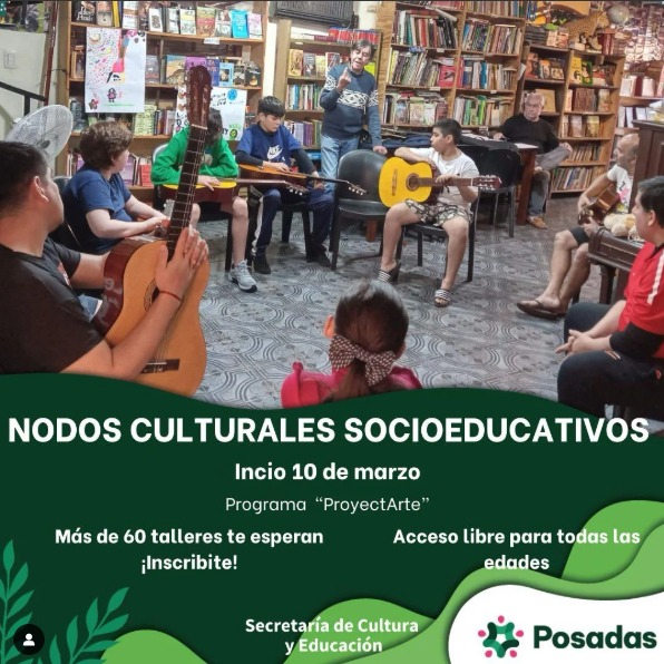 <p>El 10 de marzo comienzan las actividades en los Nodos Culturales Socioeducativos</p>