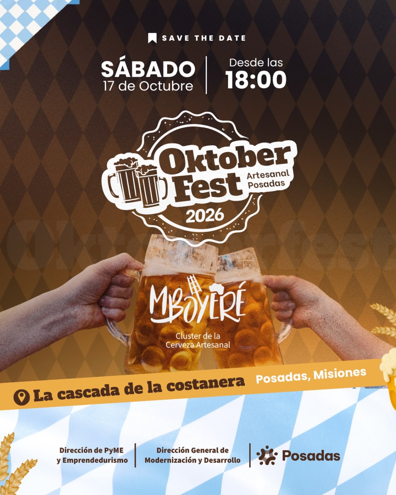 <p>Oktoberfest 2026: Posadas prepara una nueva edición de la fiesta cervecera artesanal</p>