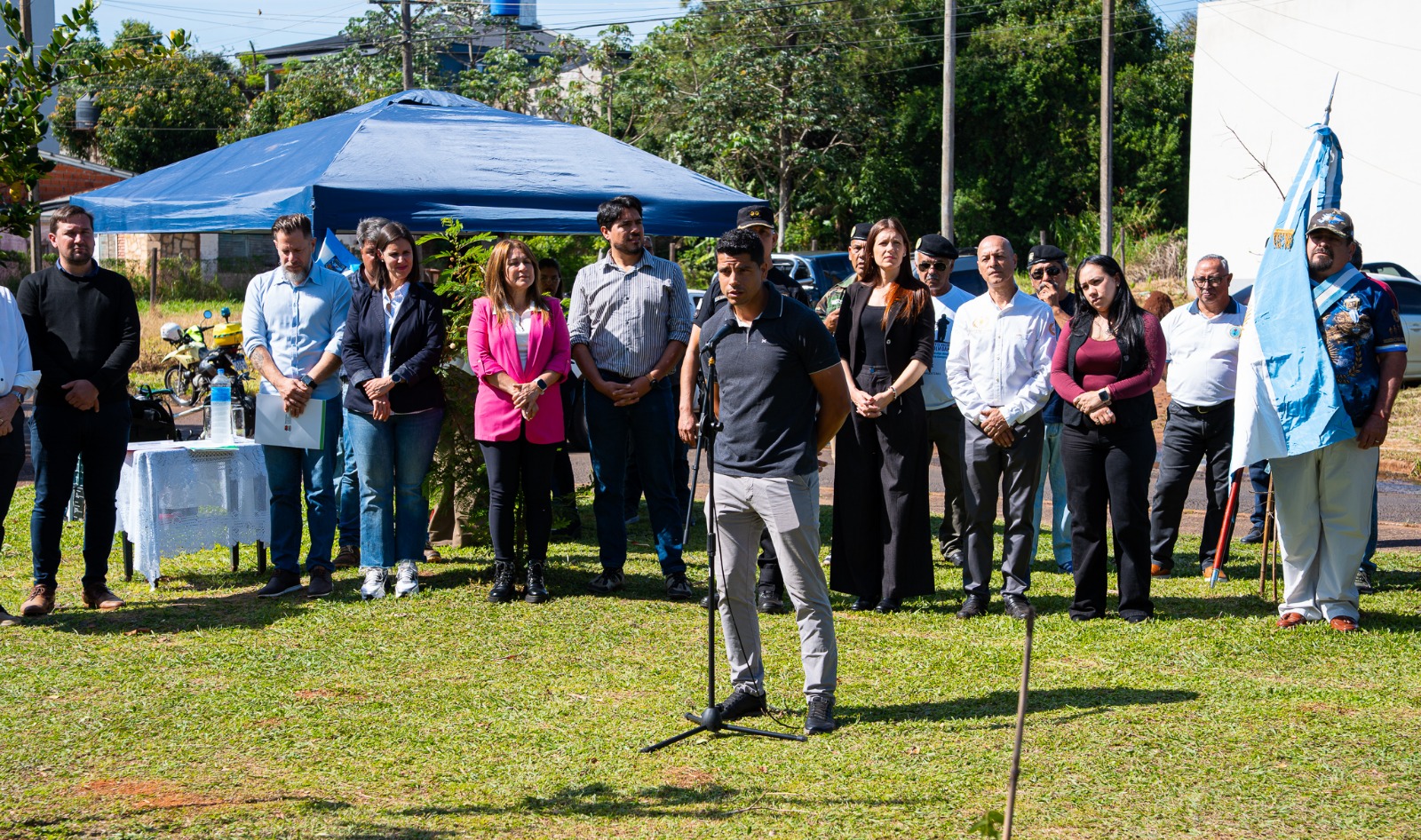<p>Miguel Lanús celebró sus 122 años homenajeando a los héroes de Malvinas</p>