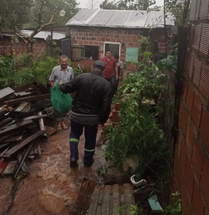 Posadas: Tareas de asistencia tras el temporal