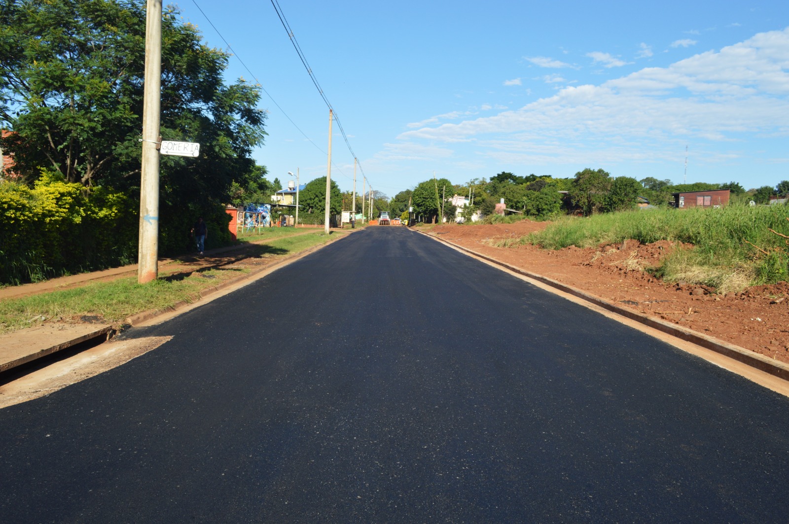 Mejoras sobre la avenida Peteribí de Posadas