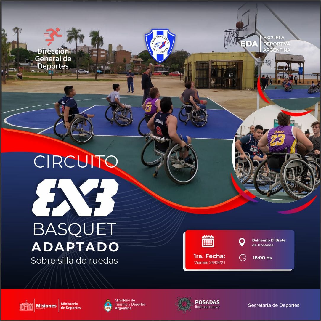 Se viene el torneo de básquet adaptado