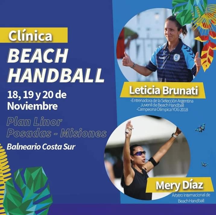 Clínica de Beach Handball, en Posadas