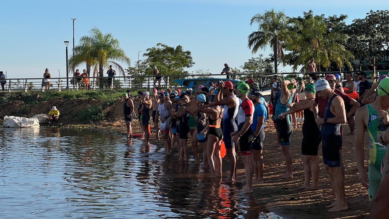 <p>El Brete fue escenario de una nueva edición del Triatlón Nacional Posadas</p>