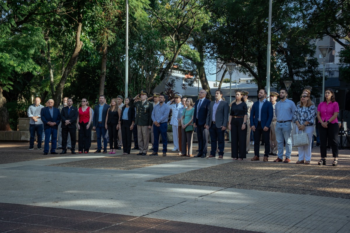 <p>Posadas conmemoró el 248° aniversario del natalicio del General José de San Martín</p>
